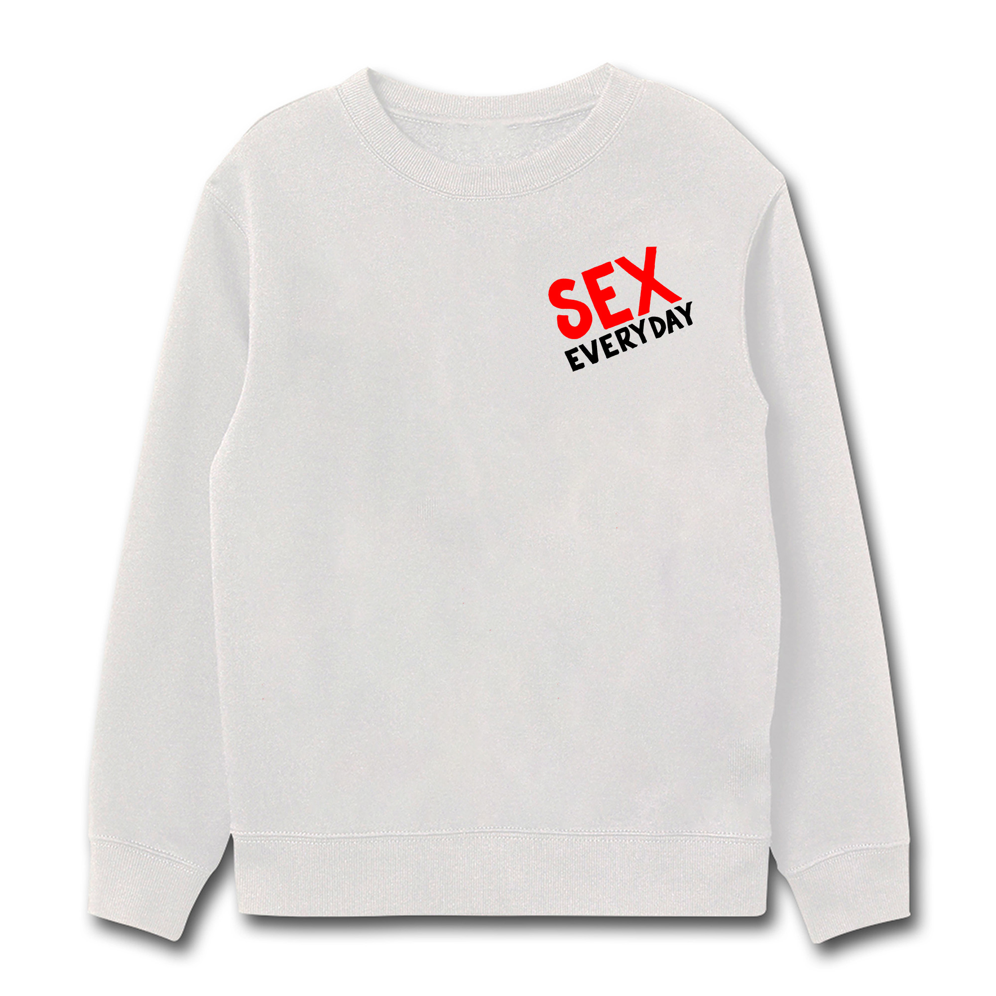 Gemello Store Official FELPA SEX EVERYDAY WHITE