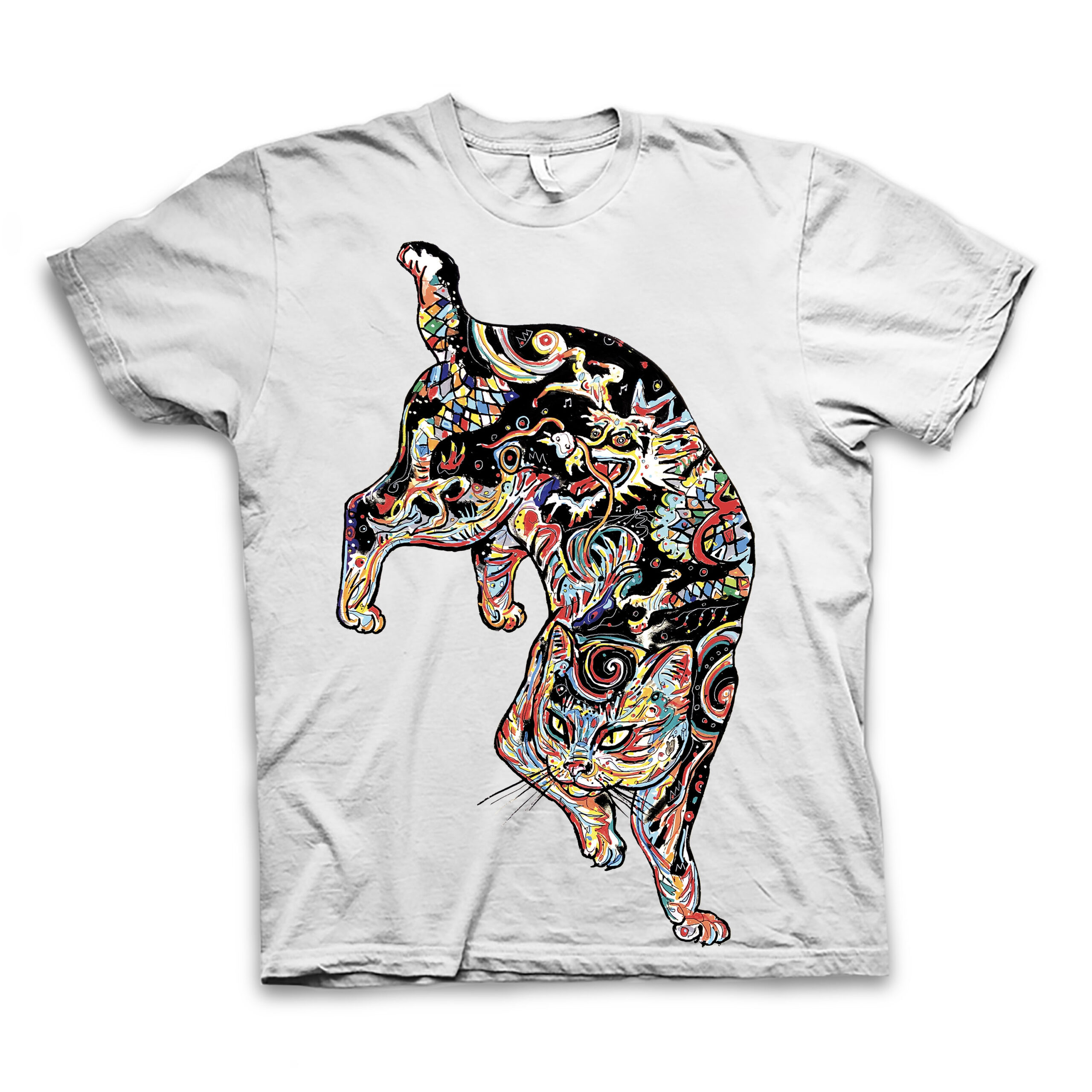Gemello Store Official TSHIRT CAT WHITE