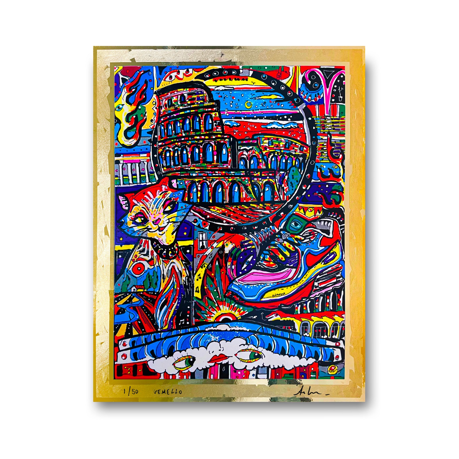Gemello Store Official GOLD ROME DIARY 2022