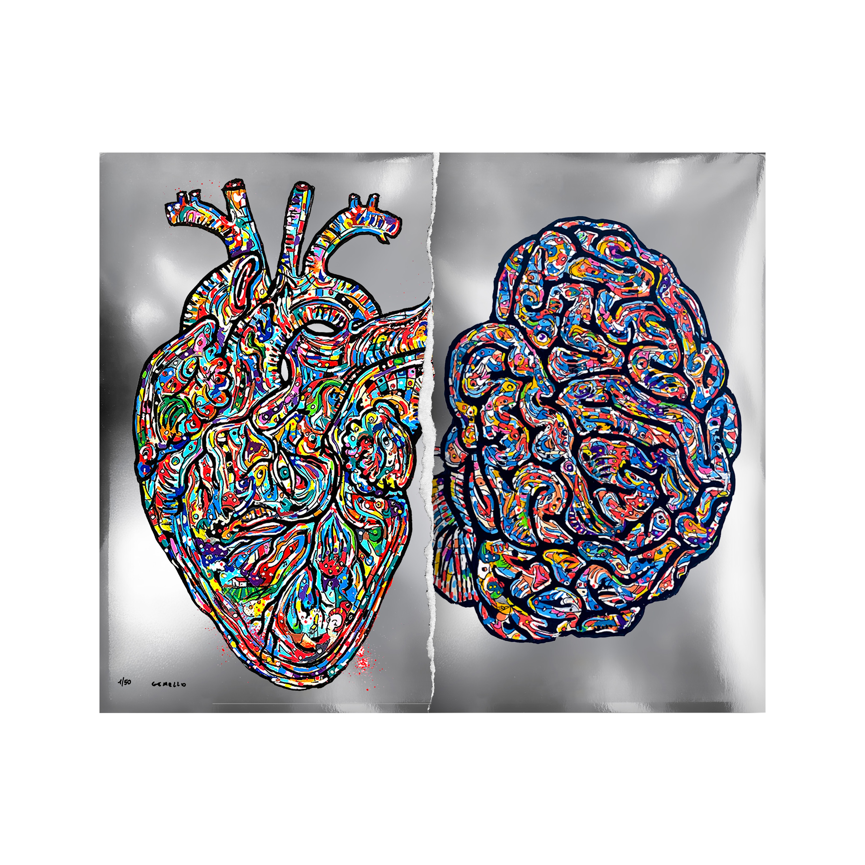 Gemello Store Official SILVER BUNDLE (CERVELLO + CUORE)