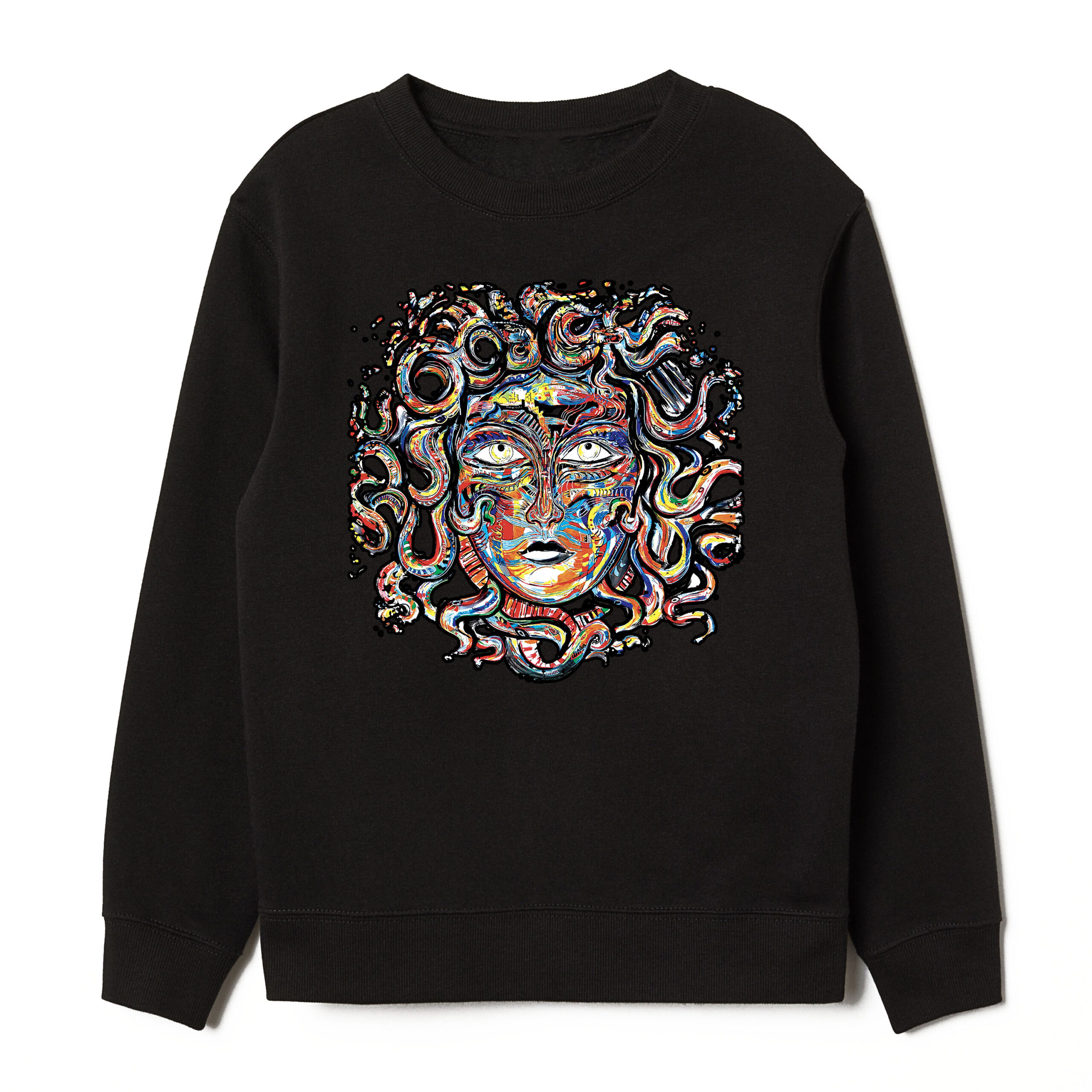 Gemello Store Official FELPA MEDUSA BLACK