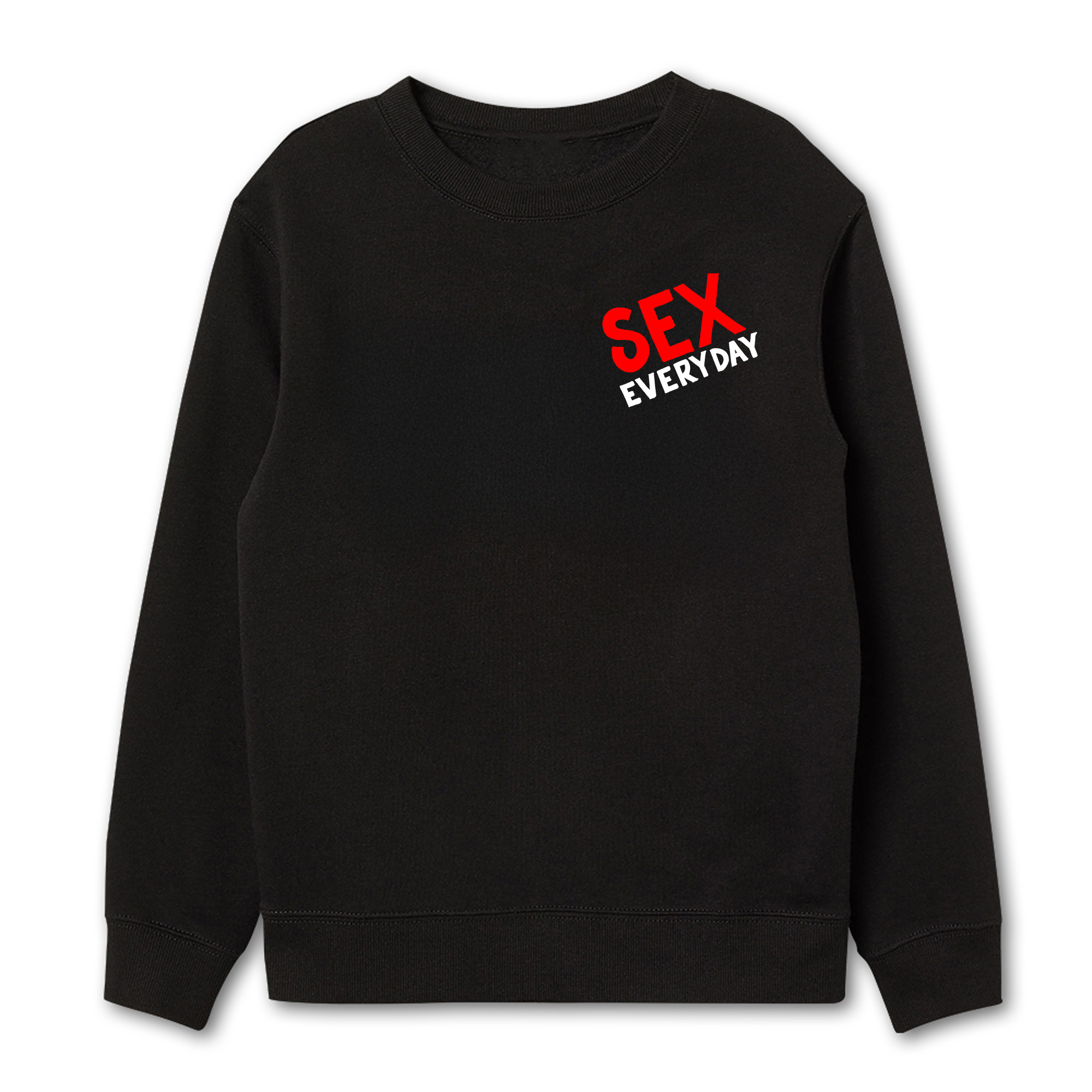 Gemello Store Official FELPA SEX EVERYDAY BLACK
